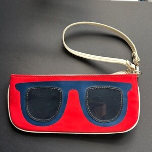 Red and Blue Sunglasses Kate Spade Wristlet